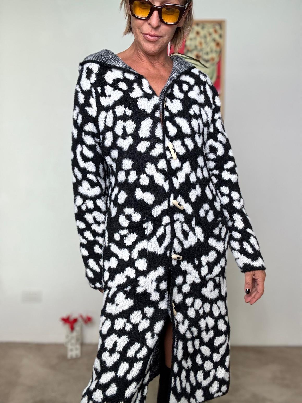 FEMALE - CARDIGAN  WILD COZY ZM10101/ FANTA NERO FEMALE 