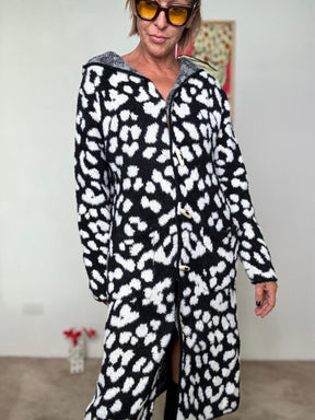 FEMALE - CARDIGAN  WILD COZY ZM10101/ FANTA NERO FEMALE 