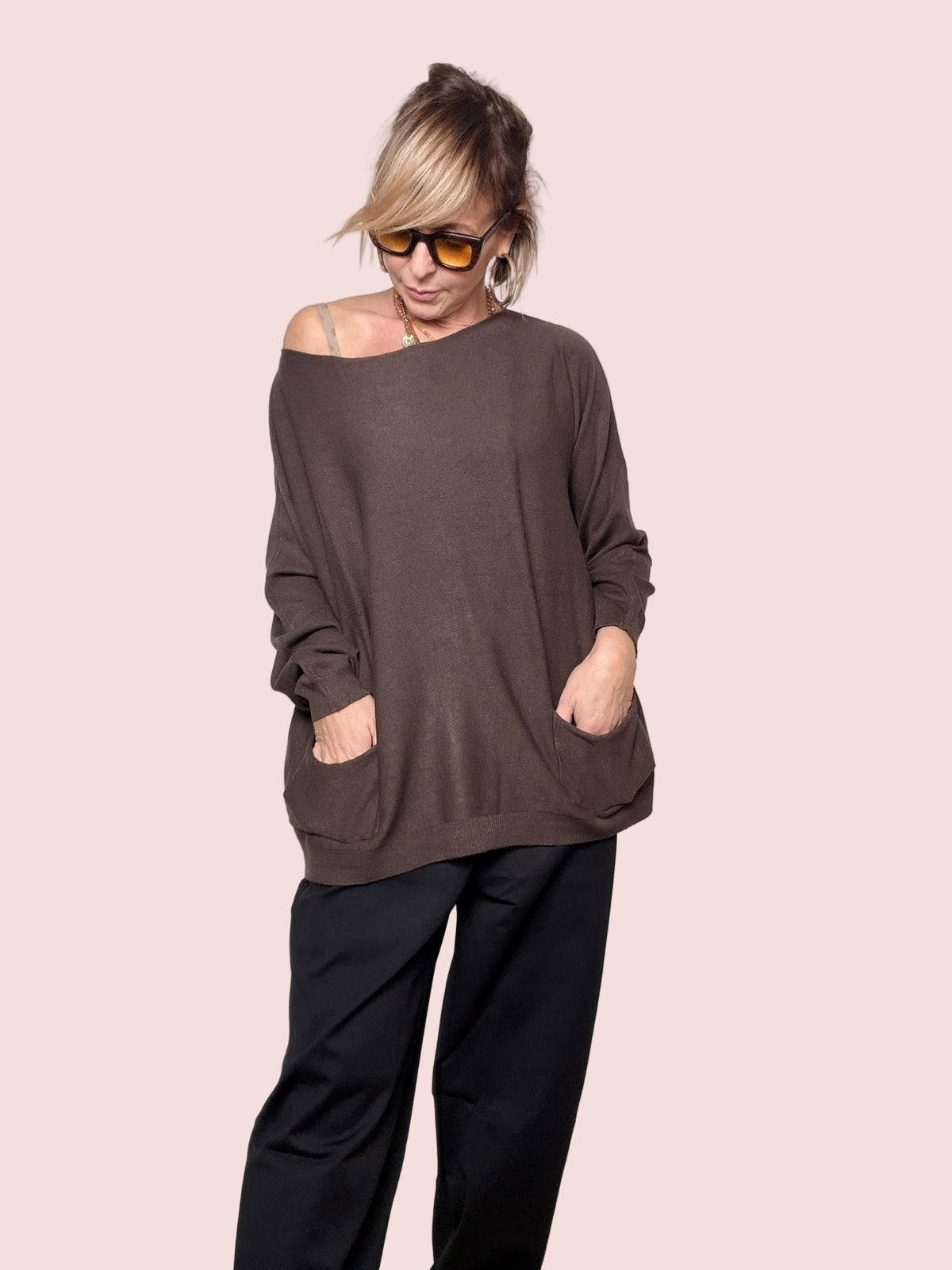 SUSY STAR- Maglia Easy Mood moro ST25011/ MORO SUSY STAR 