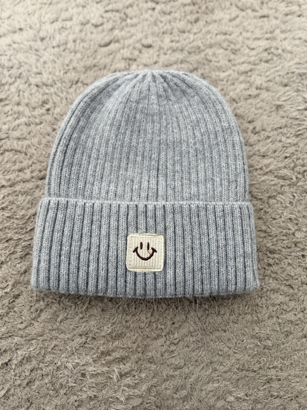 SUSY MIX - : Cappello Beanie Smile in Maglia HAT0914/ GRIGIO PERLA SUSY MIX 