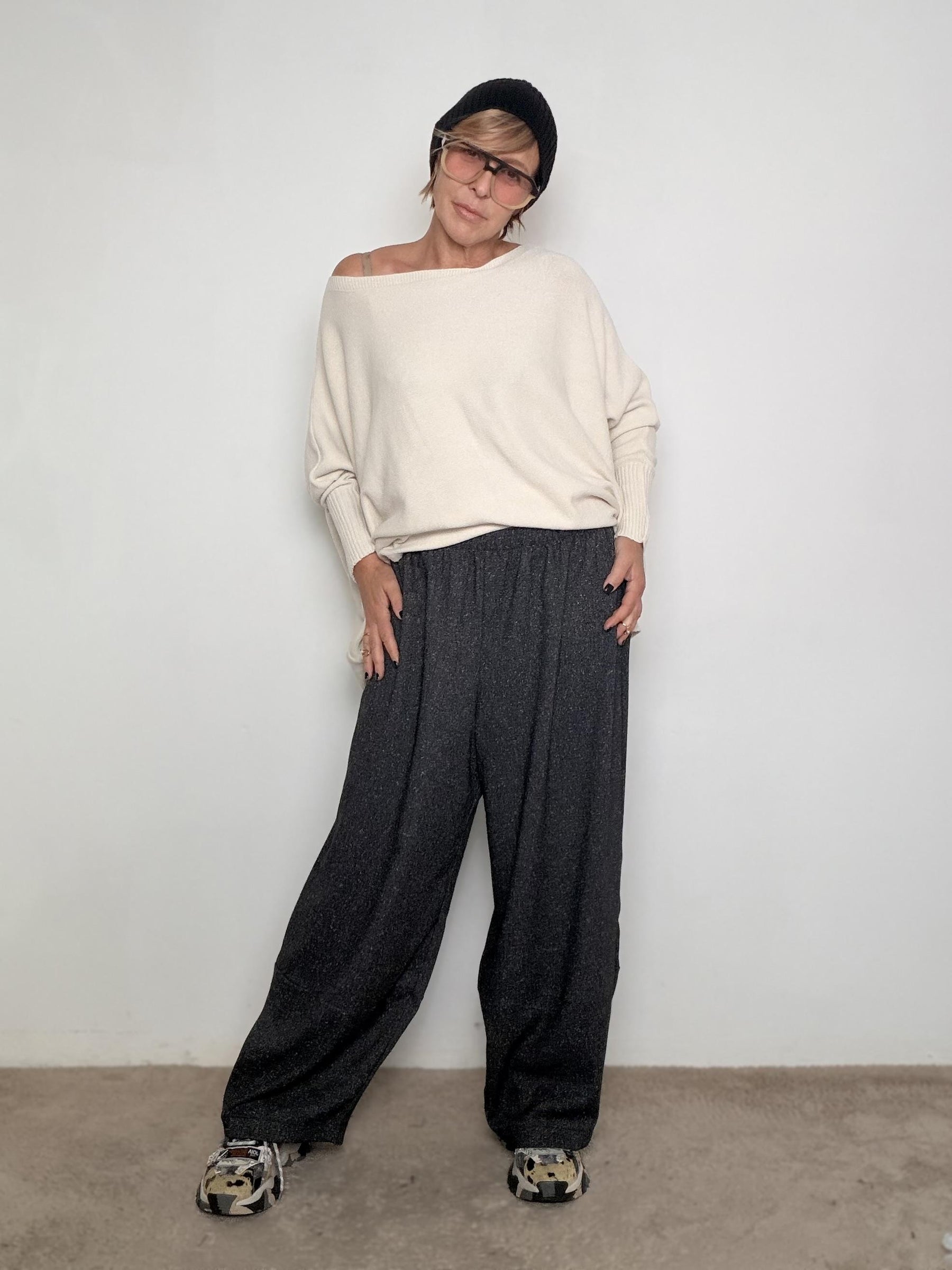 SUSY STAR - Pantalone Wide Soul S60898/ GRIGIO SUSY STAR 