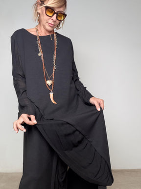 SUSY STAR - ABITO BLACK SOFT FLOW STS62057 / NERO SUSY STAR 