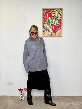 SUSY STAR -  maglia Choco Cut  GRIGIO STYZ66841/ GRIGIO SUSY STAR 