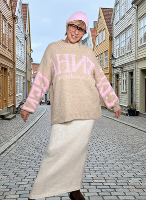 FEMALE - Maglia Copenhagen KMACOP/ AVENA-ROSA FEMALE 