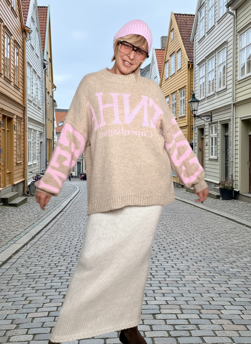 FEMALE - Maglia Copenhagen KMACOP/ AVENA-ROSA FEMALE 