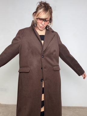 SUSY STAR  -Cappotto Back Button ST7021MIL/ MORO SUSY STAR 