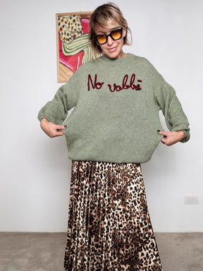 FEMALE - Maglia over No vabbè SAlVIA A2702/ SALVIA FEMALE 