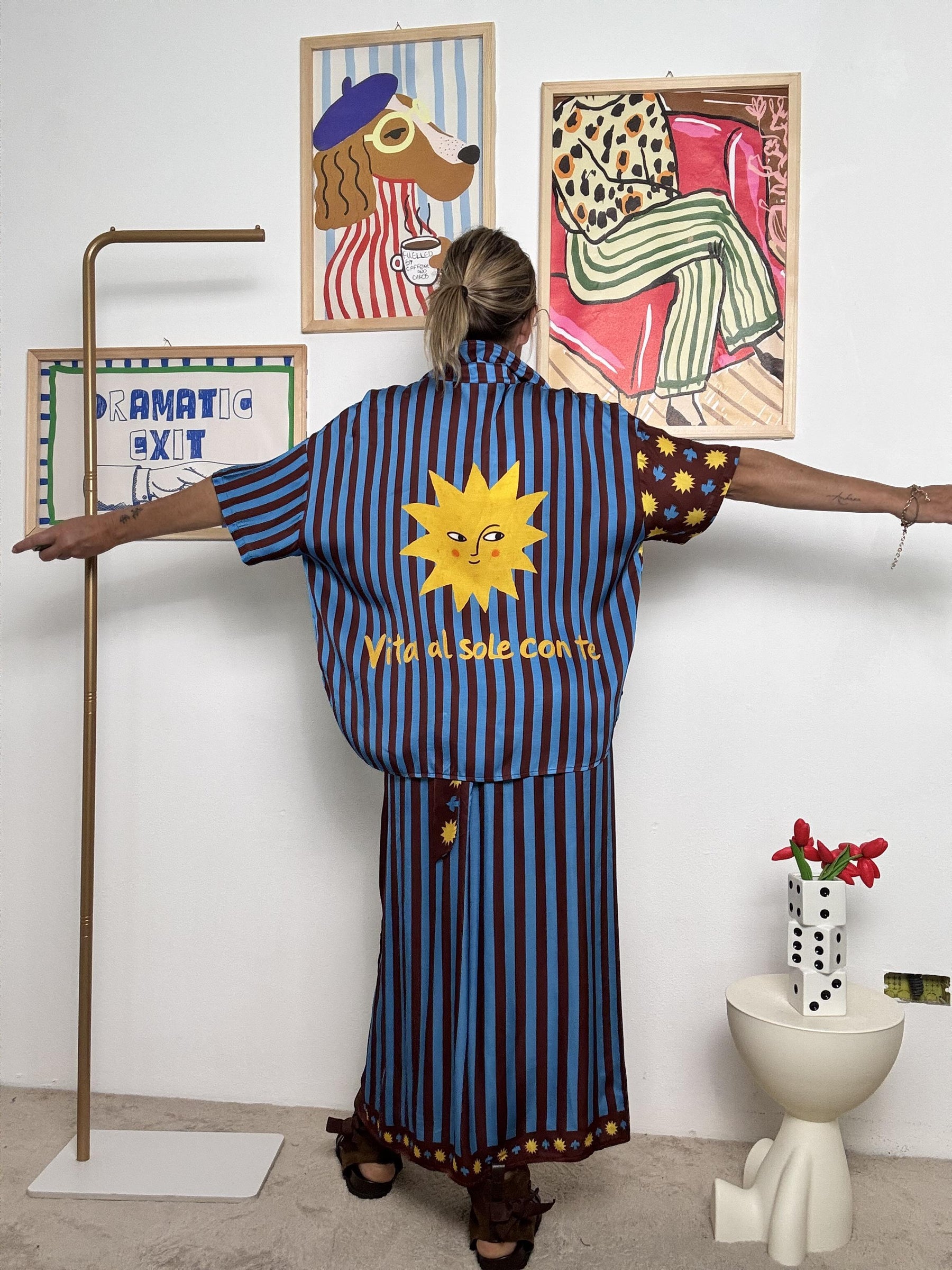 FEMALE -  Camicia Vita al Sole con Te  Energia, Colore e un Pizzico di Ironia! C11838/ FANTA MORO FEMALE 