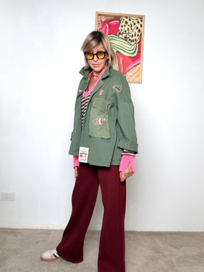 FEMALE - GIACCA PATCHY C23677/ MILITARE FEMALE 