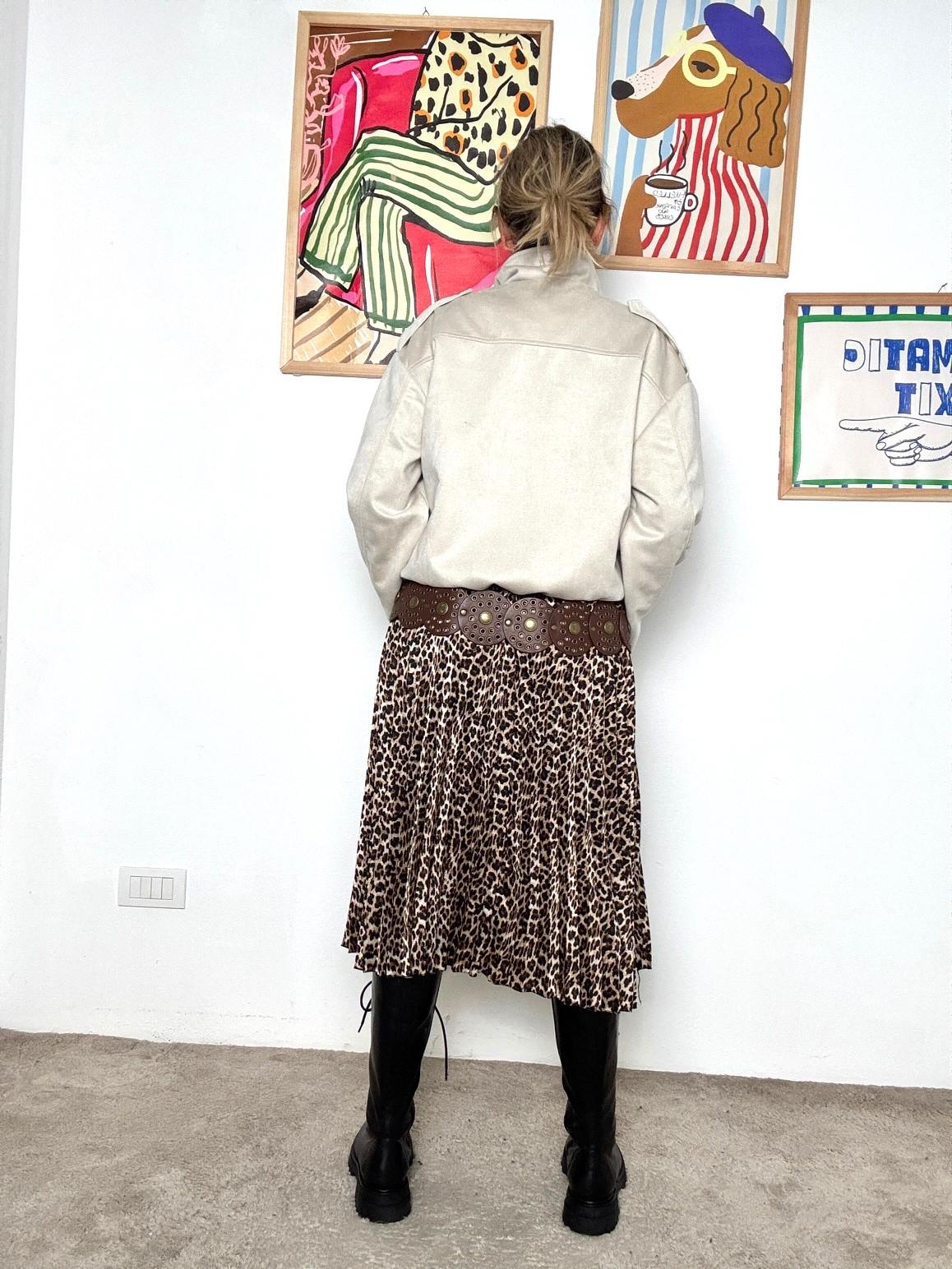 FEMALE  - Giacca effetto camoscio con tasche frontali L6M0027/ BEIGE FEMALE 