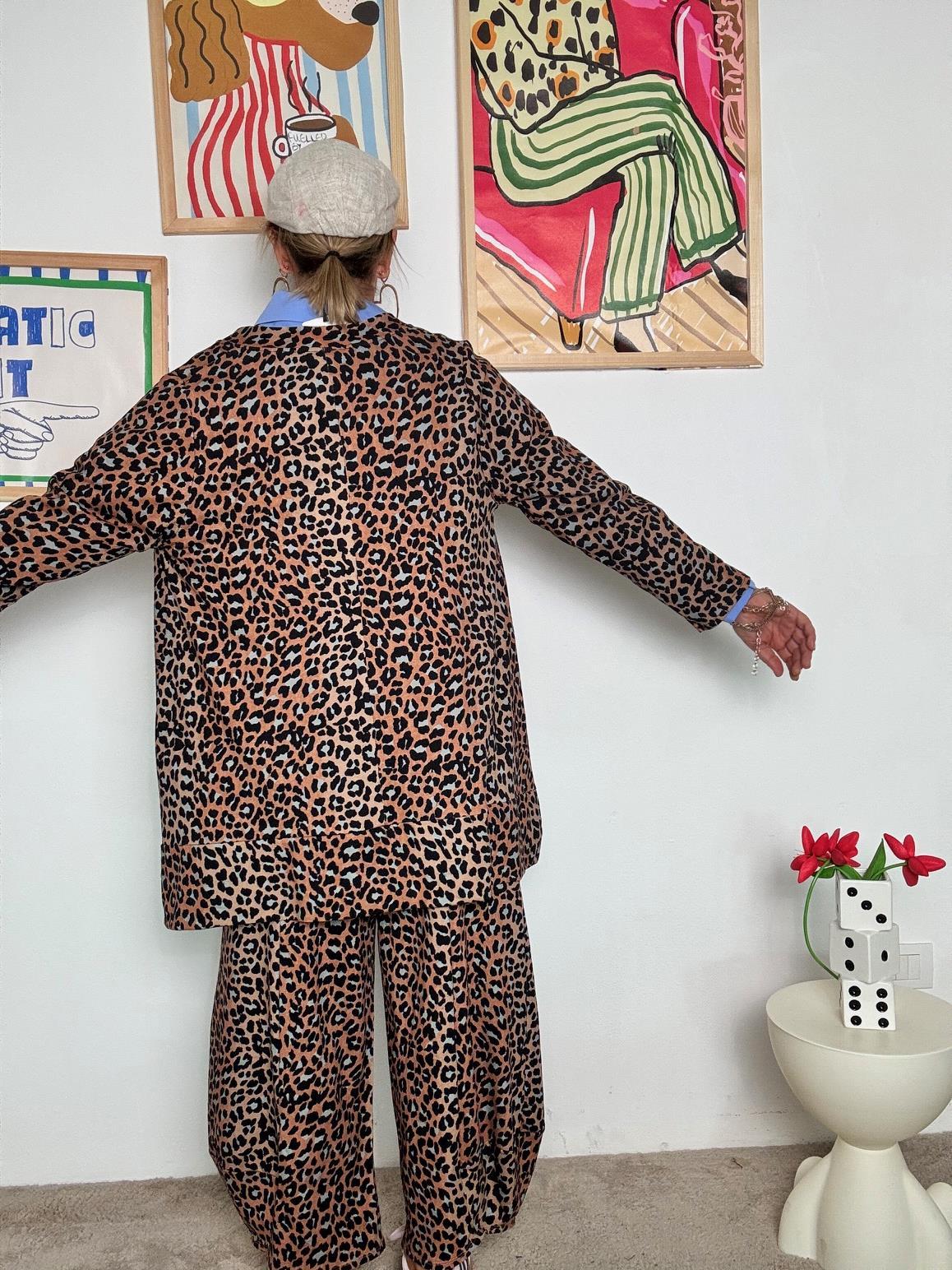 FEMALE - Giacca Animalier in Tessuto Morbido  Ruggisci con Stile! 38278YFE/ MACULATO FEMALE 