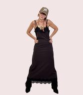 FEMALE - Abito Lace Mood A8825/ MORO FEMALE 