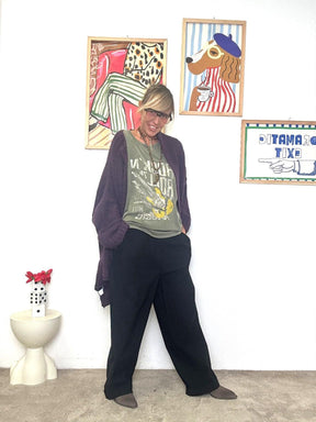 SUSY STAR - Pantalone nero in bengalina  Comfort ed eleganza everyday STLEVANTE/ NERO SUSY STAR 