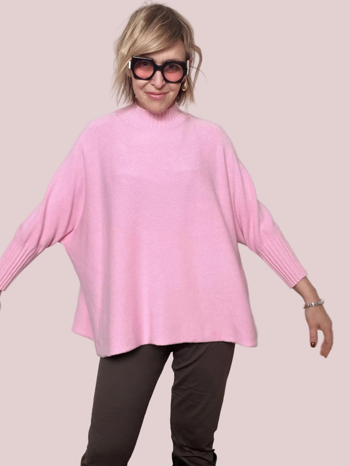 Maglia Over Relax Chic ROSA K-MACOCRA/ ROSA FEMALE 