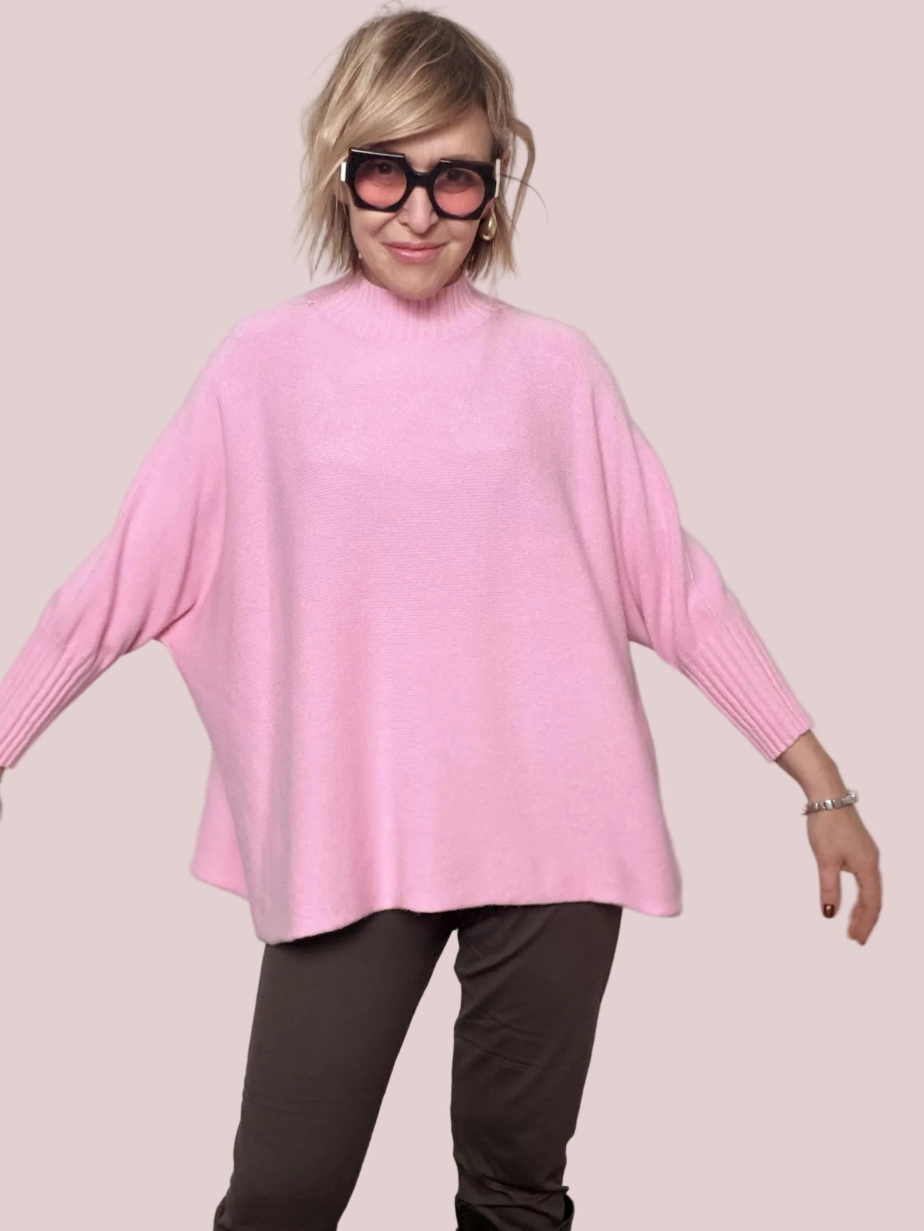 Maglia Over Relax Chic ROSA K-MACOCRA/ ROSA FEMALE 