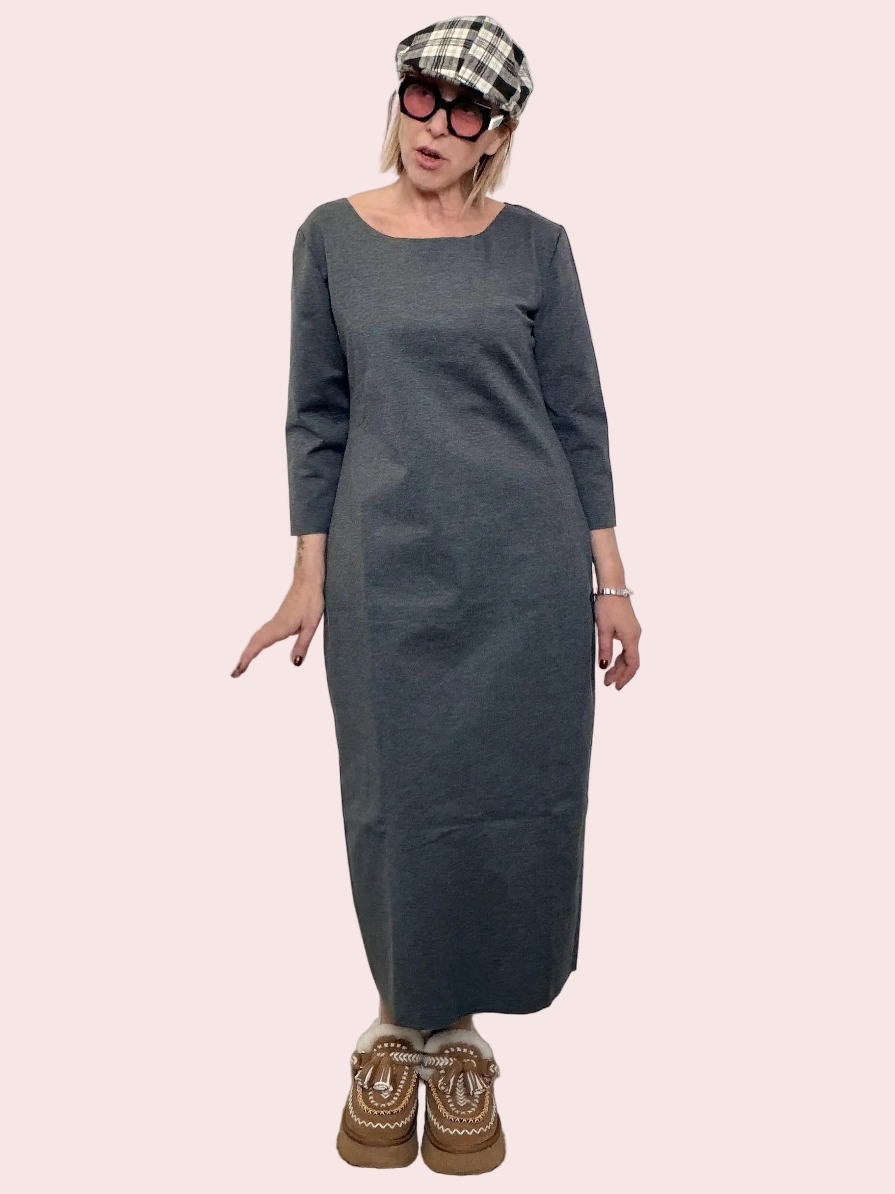 Abito in Punto Milano  Comfort Chic per Ogni Giorno! GRIGIO ST56PM/ GRIGIO SUSY STAR 