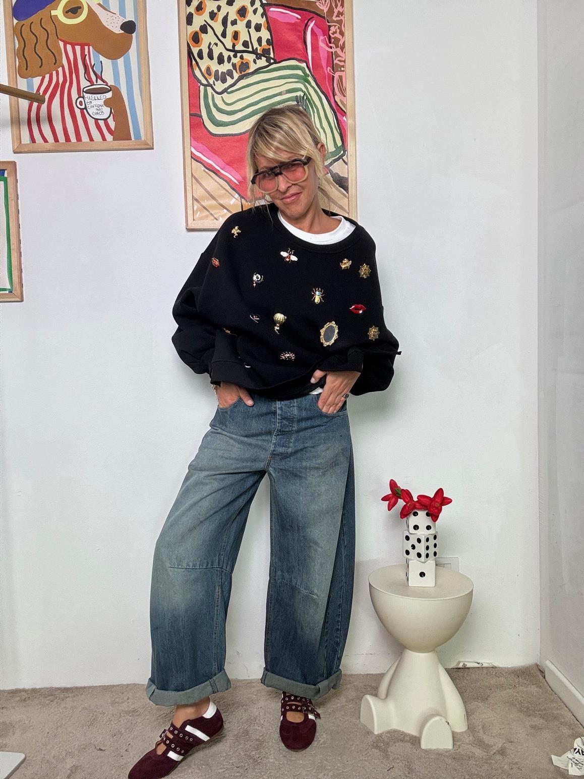 SOUVENIR - Jeans Free & Wide  Libertà di movimento, libertà di stile M38F0134/ JEANS SOUVENIR 