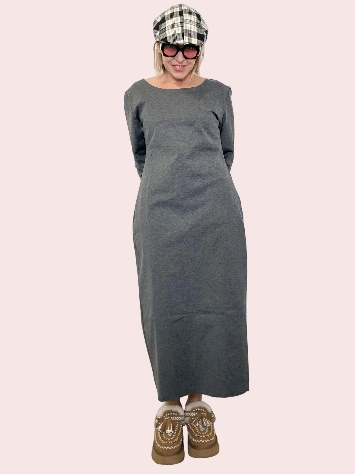 Abito in Punto Milano  Comfort Chic per Ogni Giorno! GRIGIO ST56PM/ GRIGIO SUSY STAR 