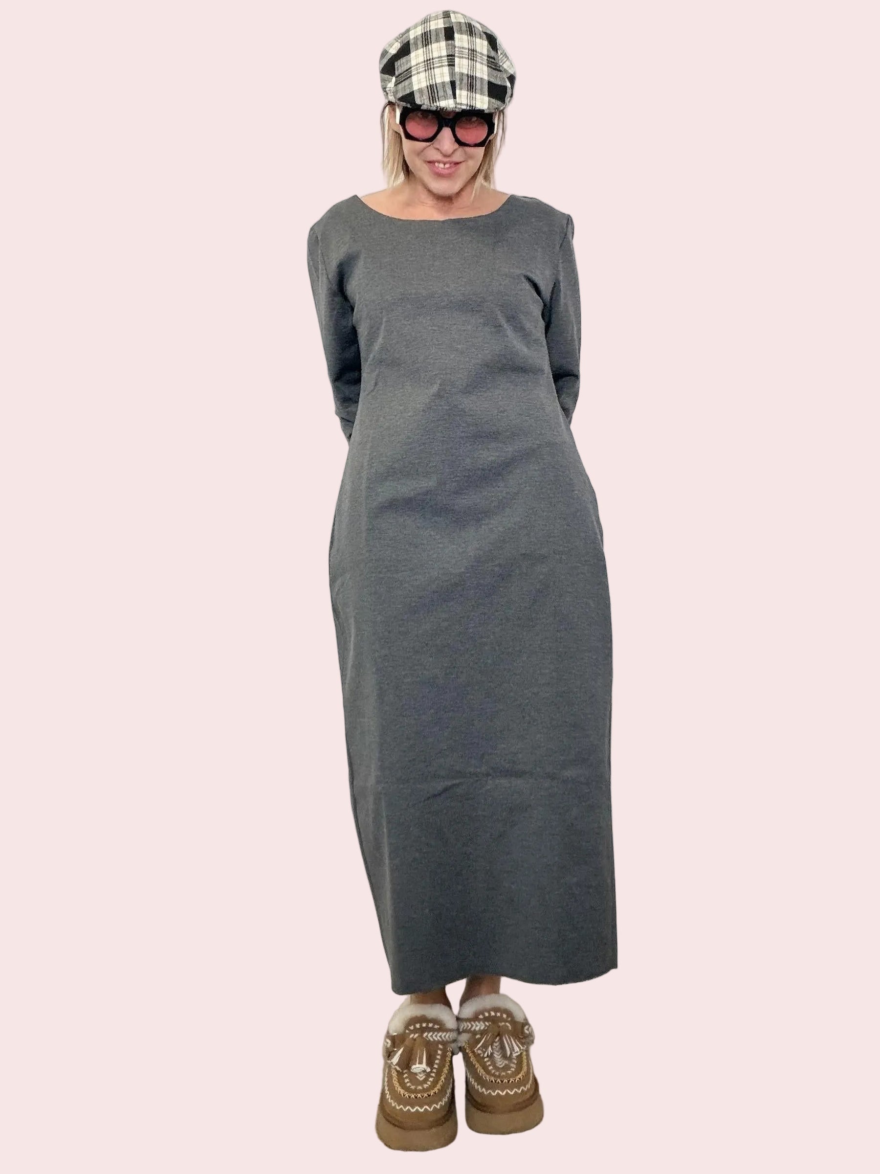 Abito in Punto Milano  Comfort Chic per Ogni Giorno! GRIGIO ST56PM/ GRIGIO SUSY STAR 