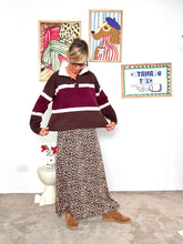 FEMALE - Polo donna in tessuto elasticizzato a righe  casual, comoda e super trendy ZM69136/ VINO/MORO FEMALE 