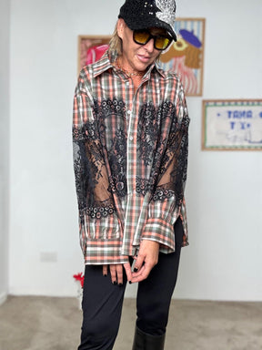 FEMALE - CAMICIA OVER BROOKLYN 157505 VERDE FEMALE 