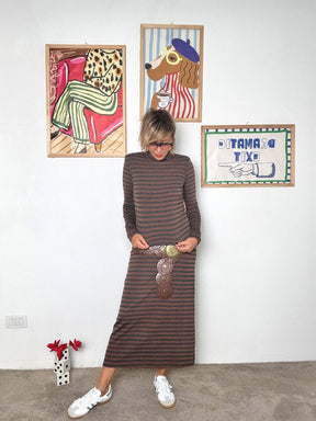 SOUVENIR - Abito Linea Grafica M38F1211/ GRIGIO SOUVENIR 