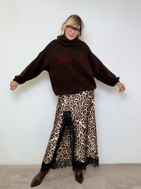 FEMALE - Maglia No Vabbè moro A3232/ MORO FEMALE 