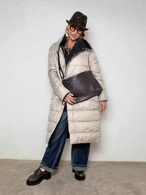 DEJA VU - PIUMINO DOUBLE MAGIC A25SO605/ NERO/FANGO DEJA VU 