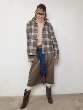 PHILIA LOFT - CAMICIA CON SPALLINE CHECK A01N0916/ BEIGE/MORO PHILIA LOFT 