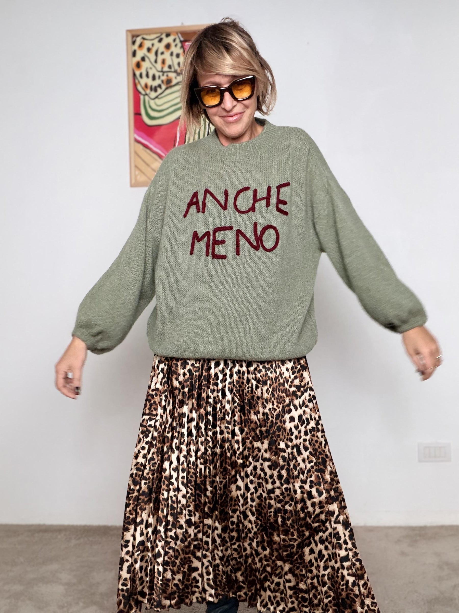 FEMALE - Maglia over No vabbè SAlVIA A2702/ SALVIA FEMALE 