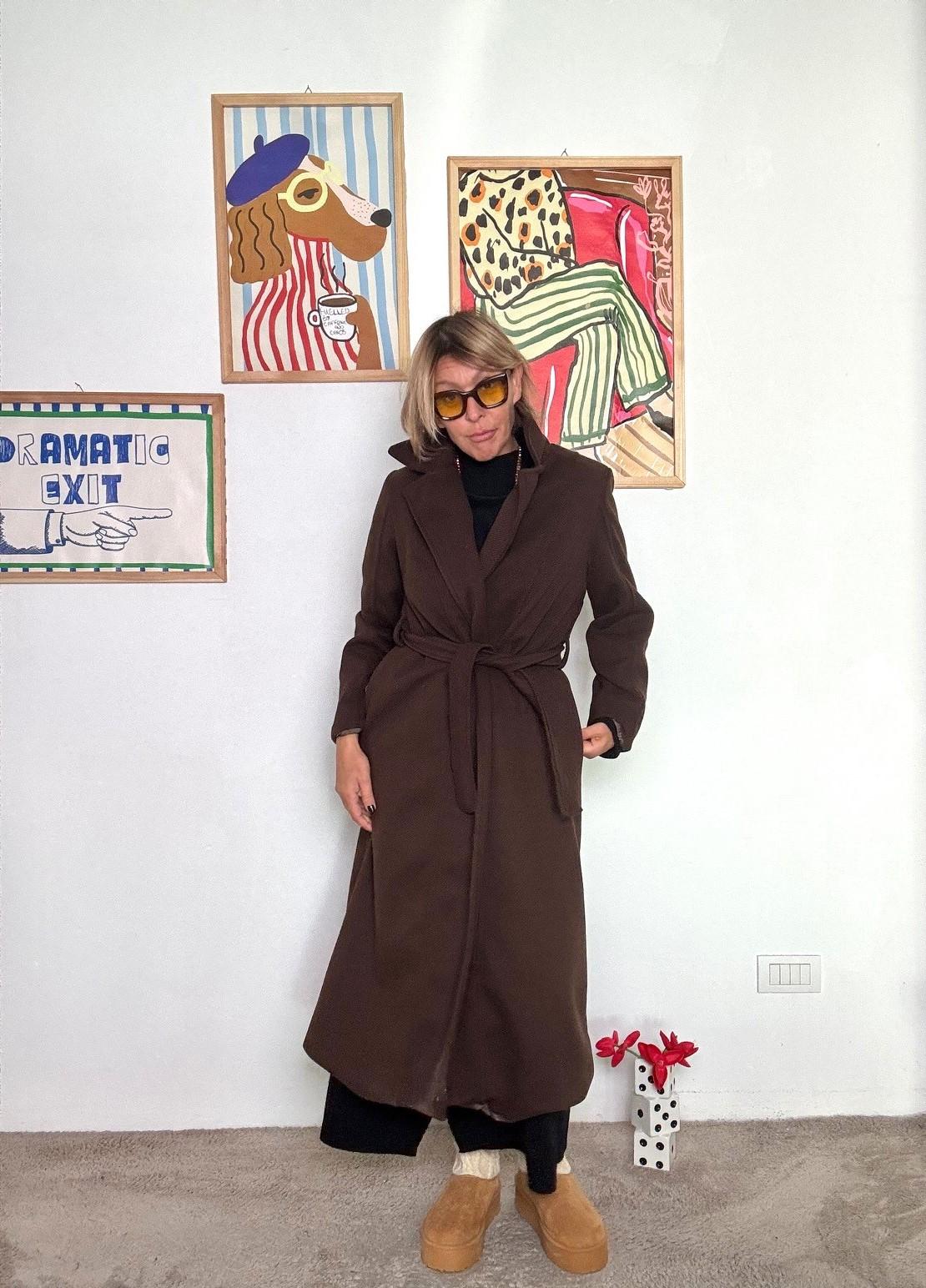 FEMALE -  CAPPOTTO BROWNIE BROWNIE/ MARRONE FEMALE 