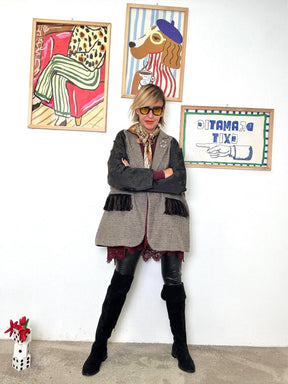 SUSY MIX - Giacca Mix & Chic S0060/ MORO SUSY MIX 