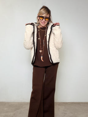 FEMALE - TEDDY SOFT COCOON 9974/ PANNA/MORO FEMALE 