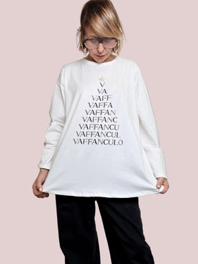 SUSY STAR - T-shirt Albero Ironico STL13/ BIANCO SUSY STAR 