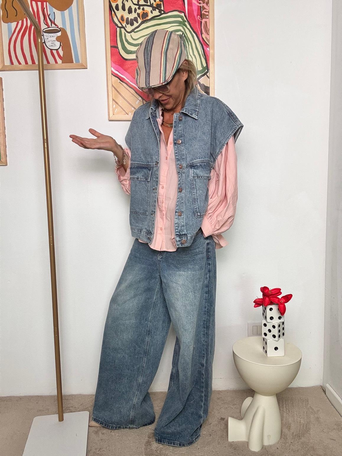 FEMALE - Gilet in denim  Il pezzo jolly per layering da urlo WY131/ JEANS FEMALE 