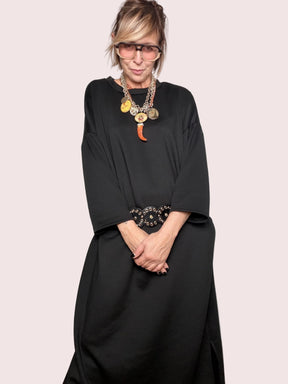 FEMALE - Abito Urban Chic 38522-1KQCLM+P/ NERO FEMALE 