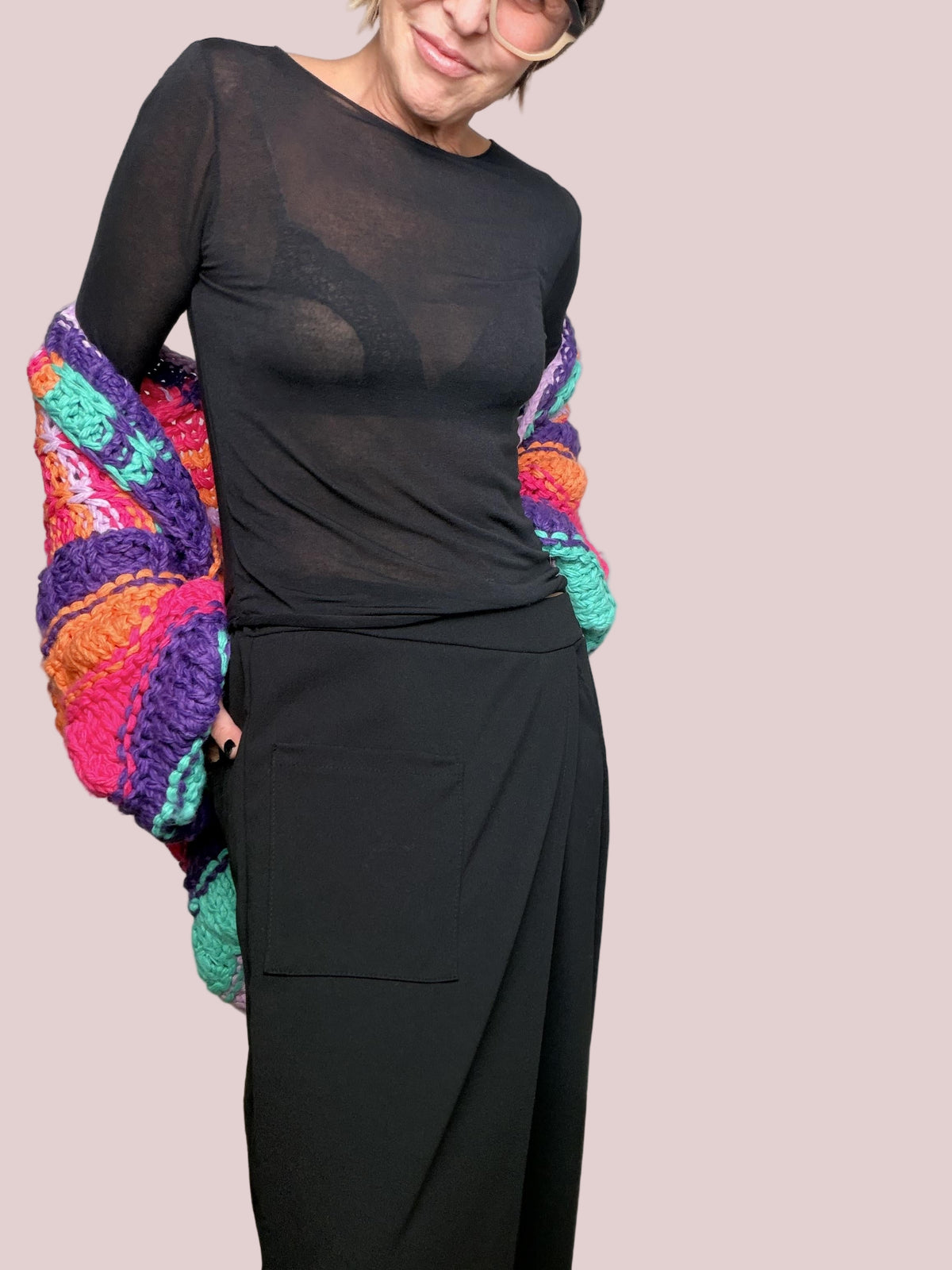 FEMALE - Pantalone Urban Wrap 39101HSC/ NERO FEMALE 