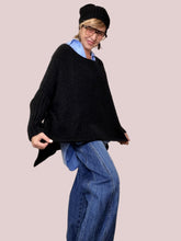 FEMALE - Maglia Chunky Cocoon  la maxi morbidezza che ti avvolge KS-3001/ NERO FEMALE 