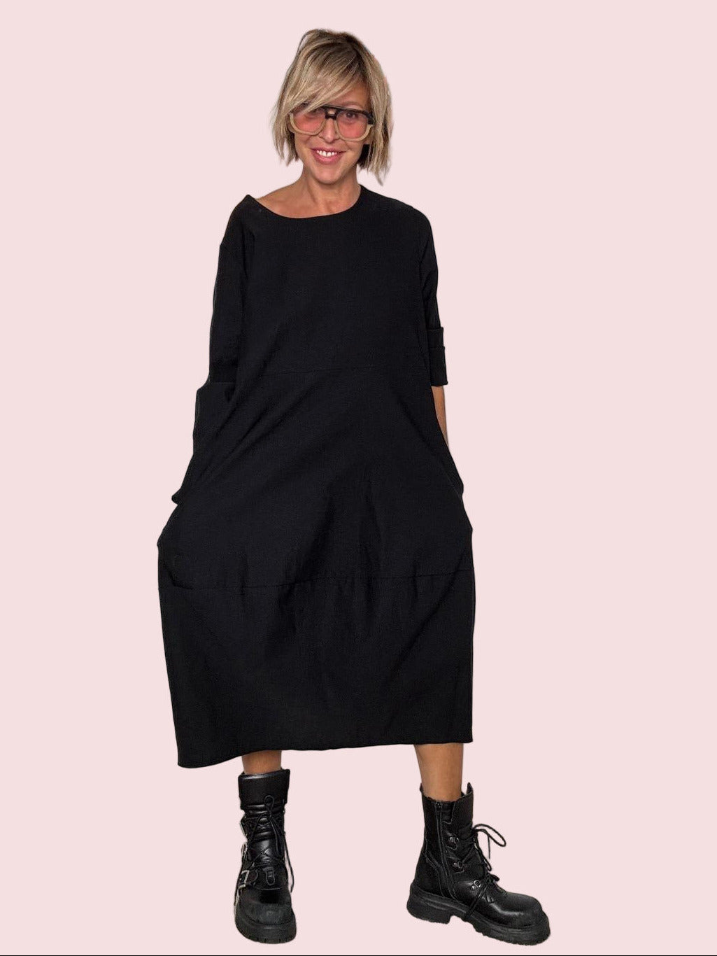 SUSY STAR - Abito in Bengalina NERO STSS1891/ NERO SUSY STAR 