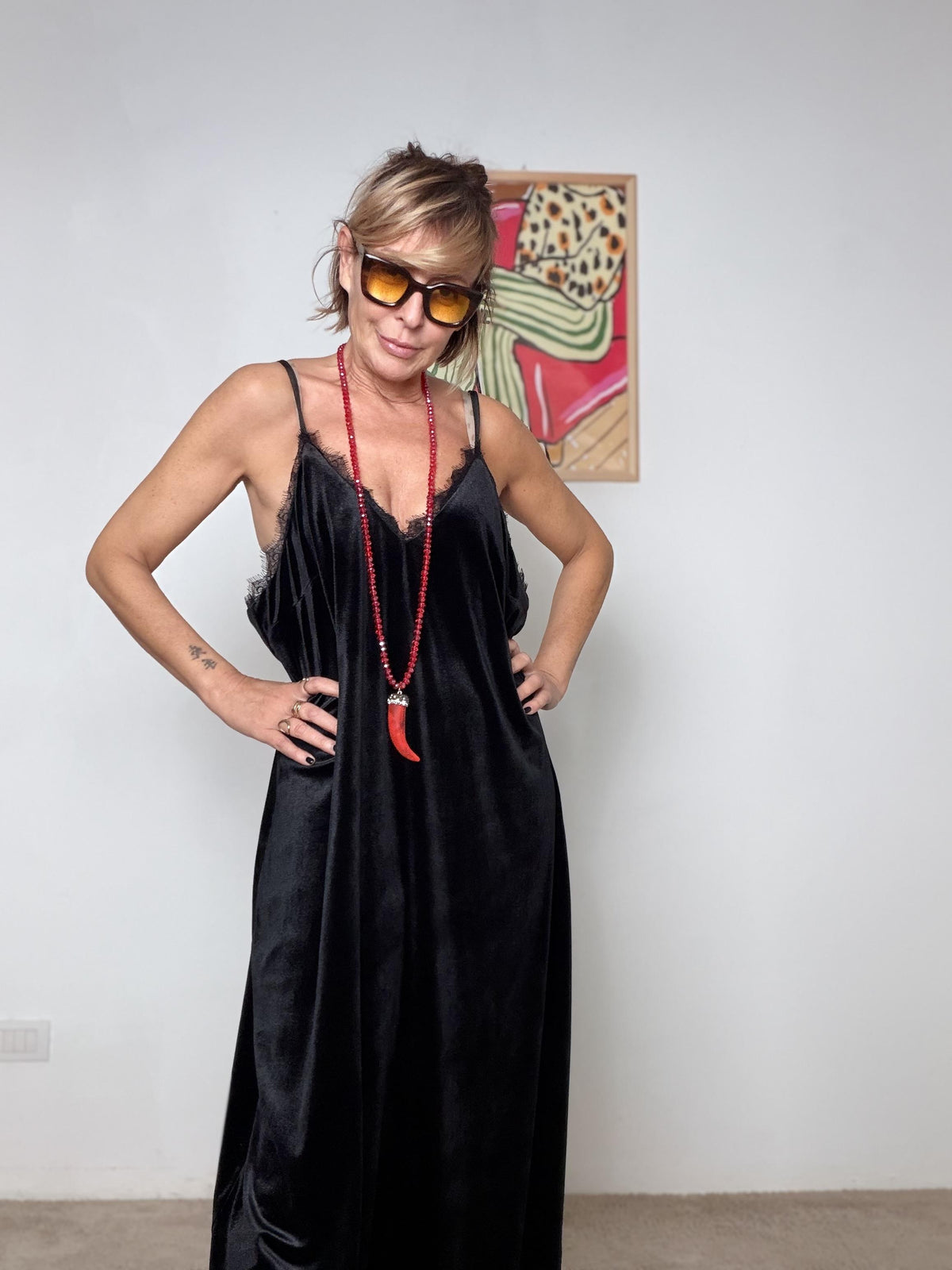 SUSY STAR - ABITO VELVET DREAM ST78056VVS/ NERO SUSY STAR 