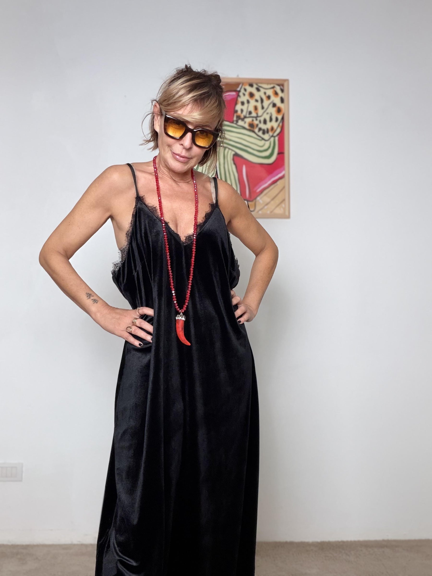 SUSY STAR - ABITO VELVET DREAM ST78056VVS/ NERO SUSY STAR 