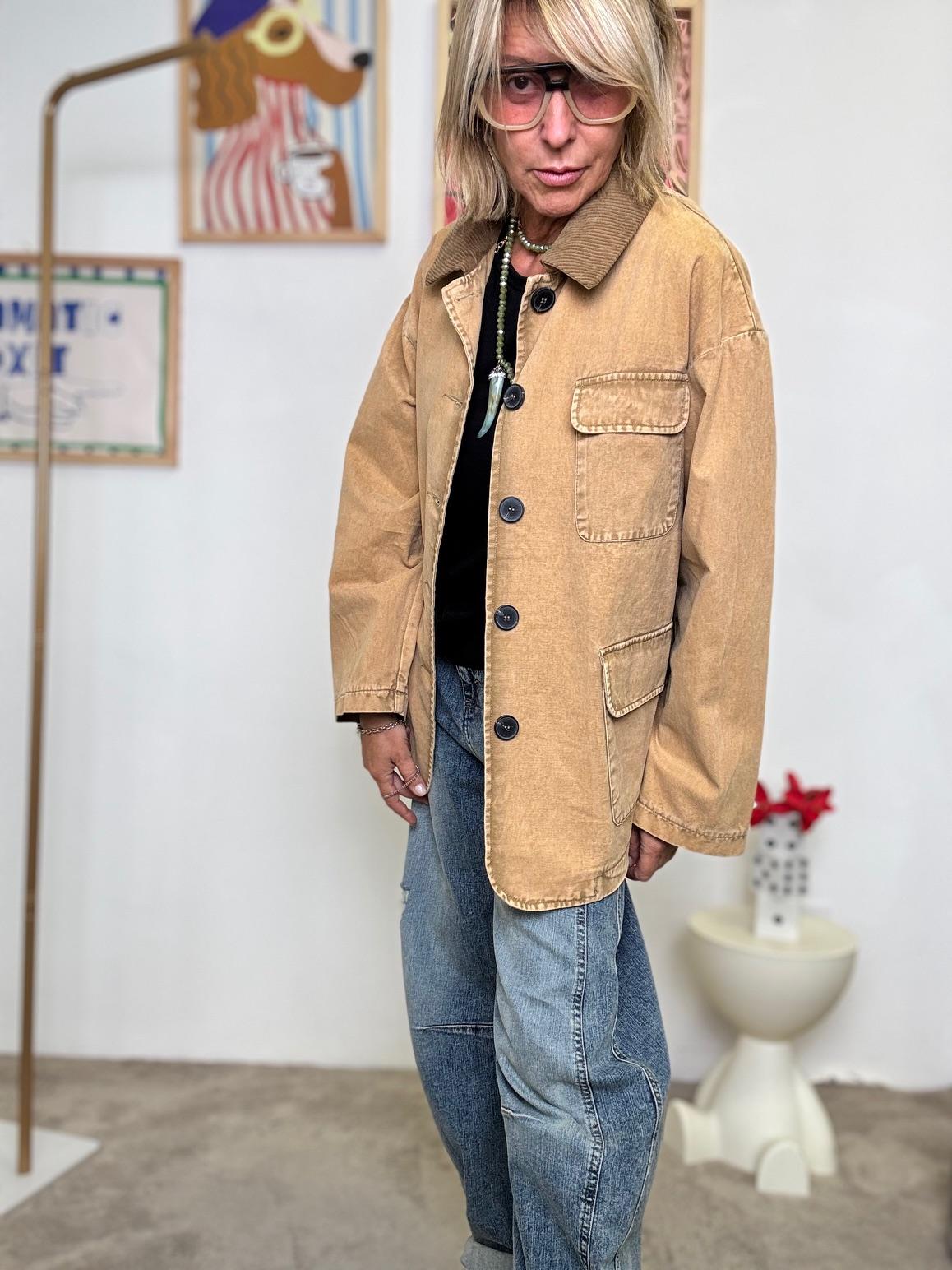 FEMALE - GIACCA BEIGE WORK STYLE  LA CLASSE SI FA UTILE CAMMELLO WM2546/ CAMMELLO FEMALE 