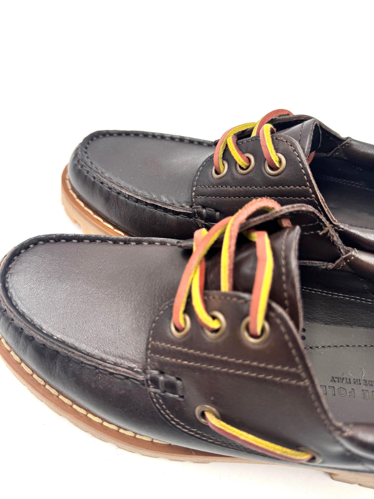 DIVINE FOLLIE - Scarpe donna in pelle stile boat con suola carrarmato 50D/ TDM DIVINE FOLLIE 