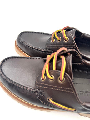 DIVINE FOLLIE - Scarpe donna in pelle stile boat con suola carrarmato 50D/ TDM DIVINE FOLLIE 