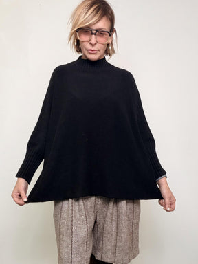 FEMALE - MAGLIA OVER KMABAMEZ/ NERO FEMALE 