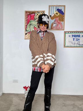 FEMALE - CARDIGAN CANYON CAMEL VA603/ CAMEL FEMALE 