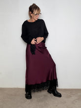 SUSY STAR -Gonna Satin Lace vino STLS1912/ VINO SUSY STAR 