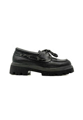 Scarpe barca chunky con suola carrarmato Female MP70027-3/ NERO FEMALE 