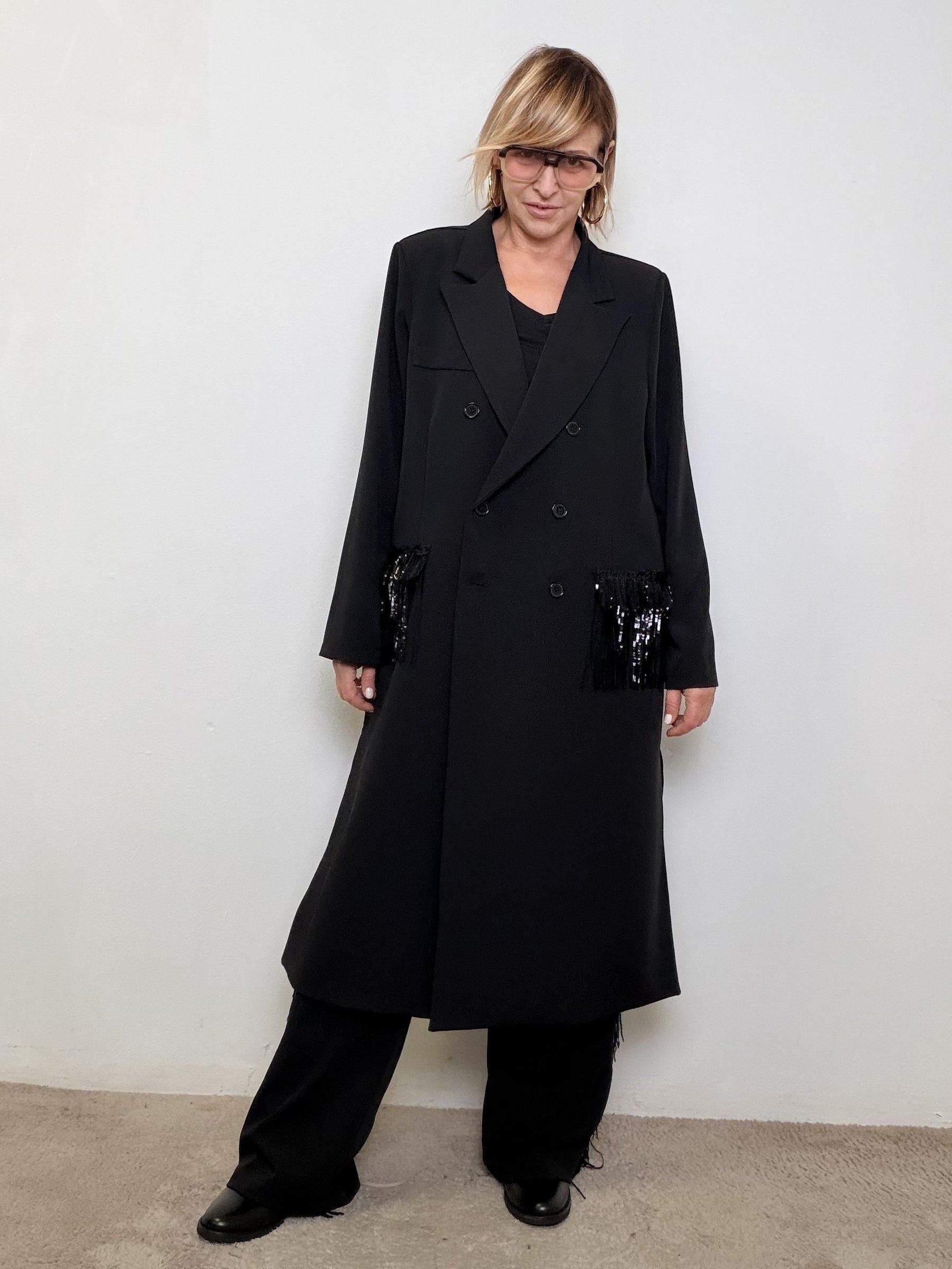 SUSY STAR - Giacca-Abito Swing Chic STSP120A/ NERO SUSY STAR 