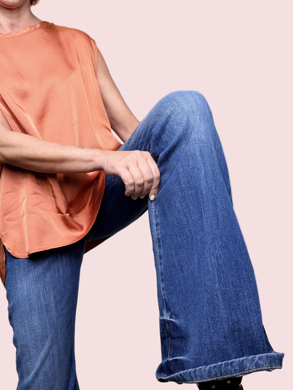 DEJA VU - JEANS GAMBA DRITTA/SCAMPANATA A25LS206/ JEANS DEJA VU 